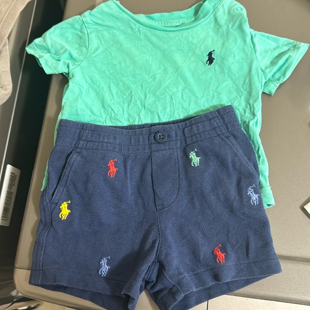 Boys Polo Ralph Lauren Outfit Size 3 months